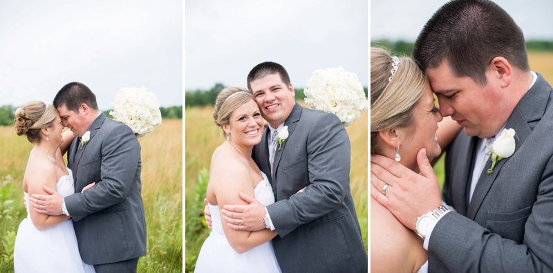 Romantic Wedding Day Portraits at Glendarin Hills Country Club in Angola, IN 