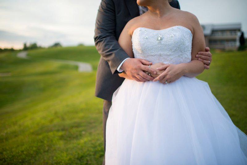 Amazing Sunset Wedding Day Photos at Glendarin Hills Country Club in Angola, IN