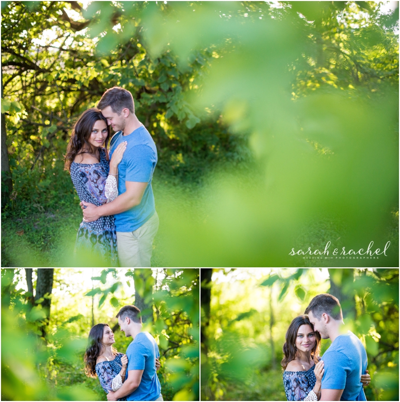 Indianapolis, IN engagement photos what to wear blue
