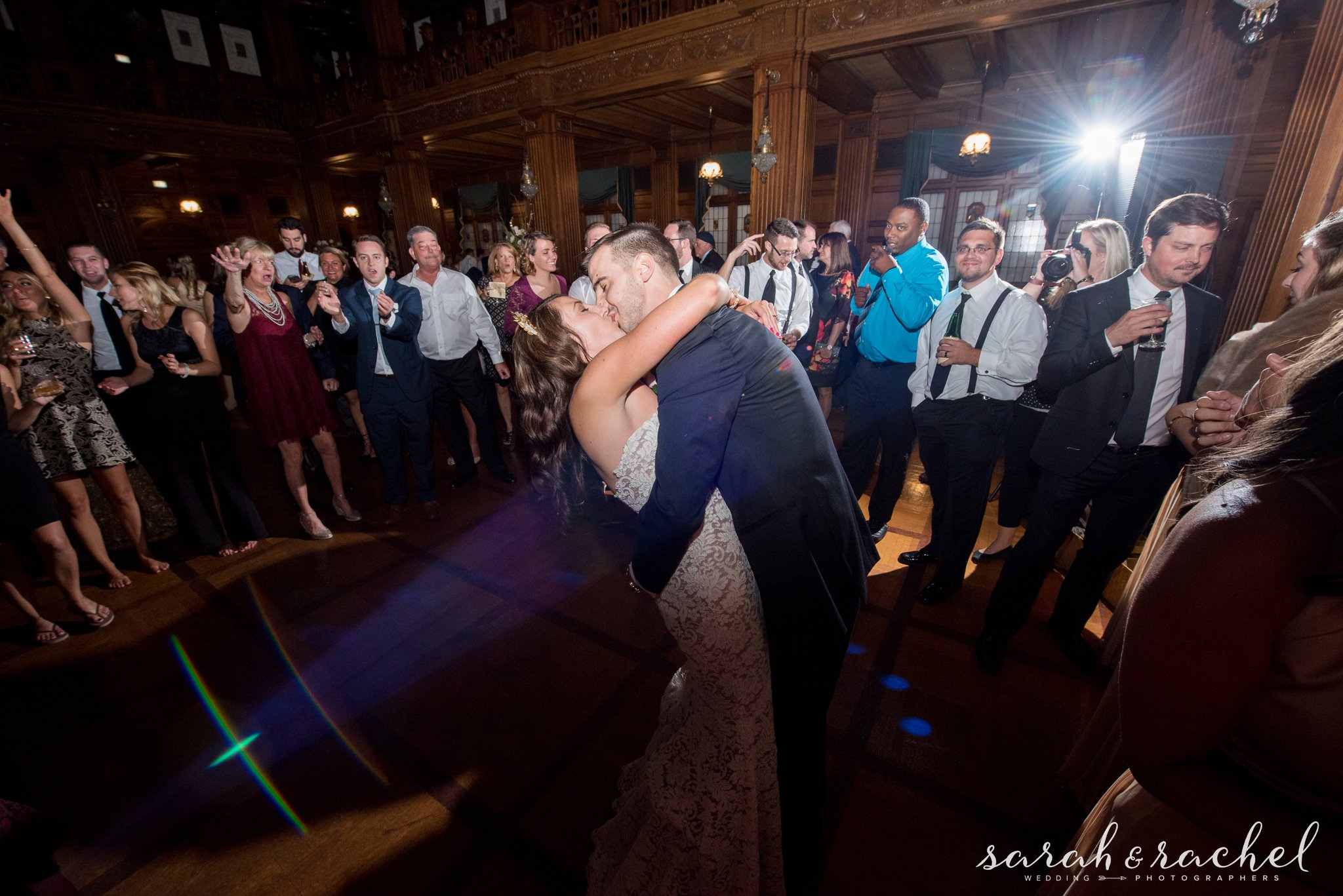 Scottish Rite Cathedral | Gold wedding details | Classy gold wedding
