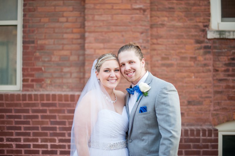 Milltop wedding Noblesville | bridal party | Royal blue details | Sarah and Rachel Wedding Photographers | Indianapolis Wedding Photographers