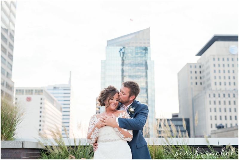 Katie and Brad | Indianapolis Regions Tower Wedding | Sarah and Rachel Wedding Photographers