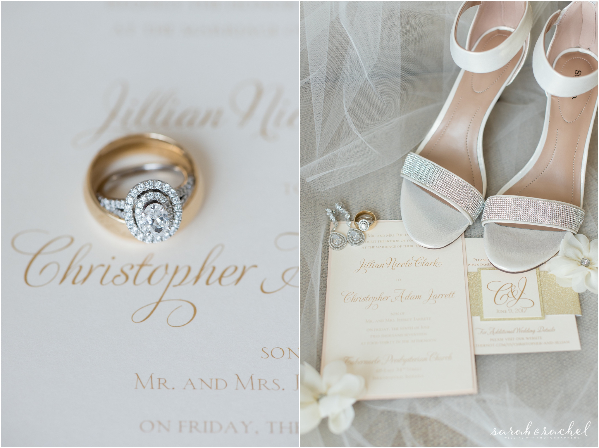 Chris & Jillian | Indianapolis wedding | Omni Severin Hotel | Gold wedding accents