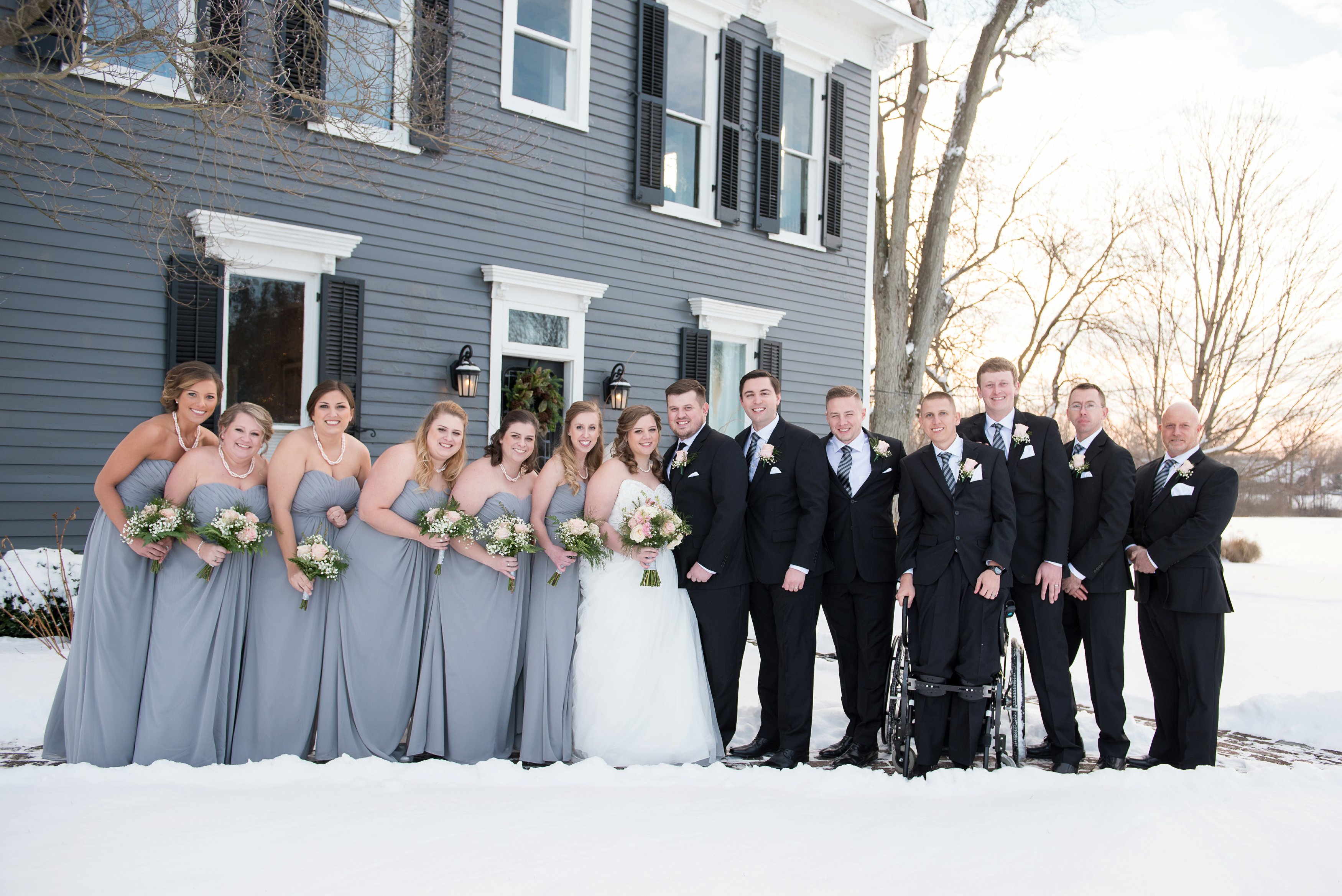 mustard seed gardens wedding | Sarah & Rachel Wedding Photographers | Winter Wedding | Great bridesmaids dresses