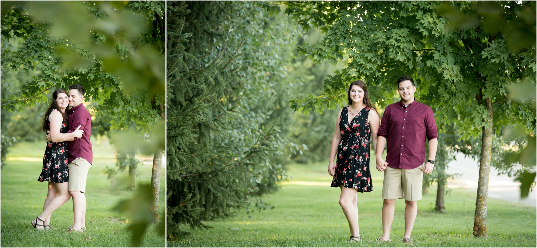 Fort Wayne Engagement Session | Sarah and Rachel Wedding Photographers | Salomon Farms 