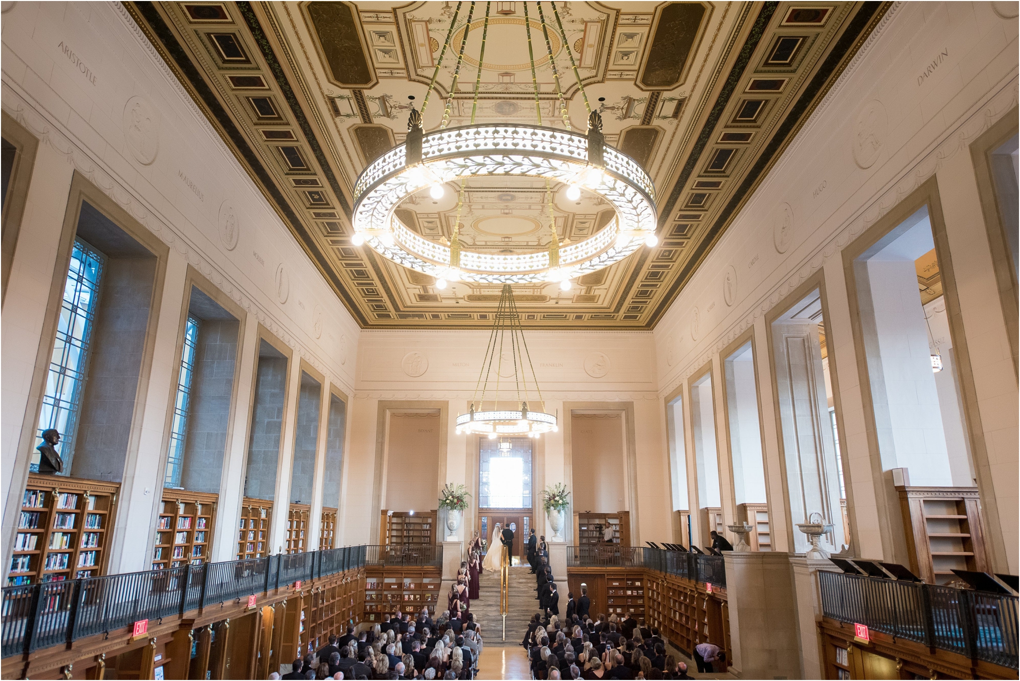 Scottish Rite Cathedral and Indianapolis Central Library wedding | Sarah & Rachel Wedding Photographers