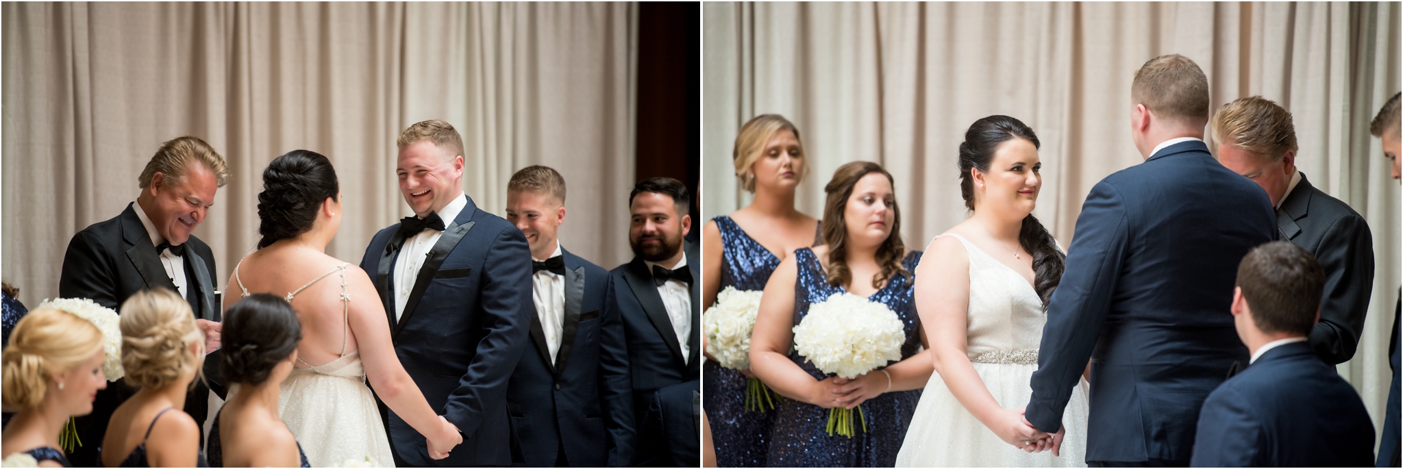 Indiana State House Ceremony | Sarah and Rachel Wedding Photographers | Indianapolis, IN | Exchanging Vows
