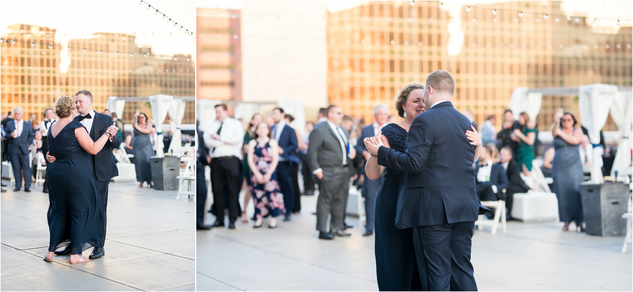 Regions Tower | Sarah and Rachel Wedding Photographers | Indianapolis, IN | Rooftop Reception