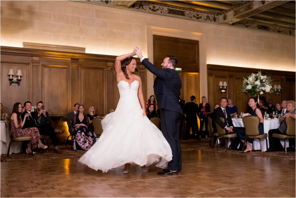 First Dance as Husband and Wife at The Detroit Athletic Club