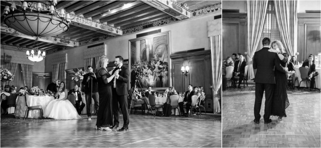 Mother of the Groom Dance at The Detroit Athletic Club