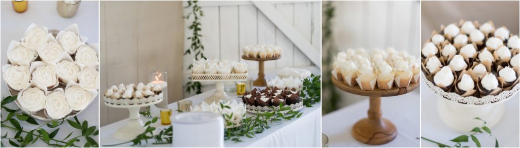 Delicious homemade desserts for the guests