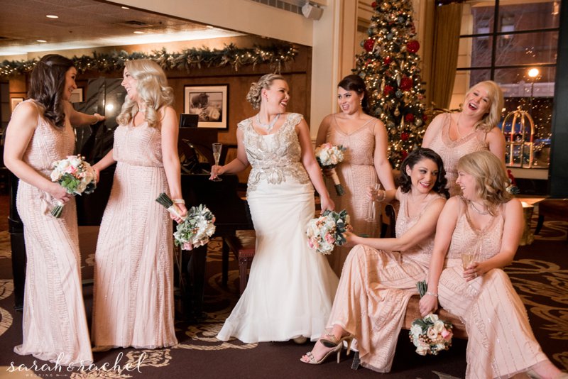 New Years Eve Great Gatsby Themed Wedding | Indianapolis | Sarah and Rachel Wedding Photographers | Omni Severin Hotel