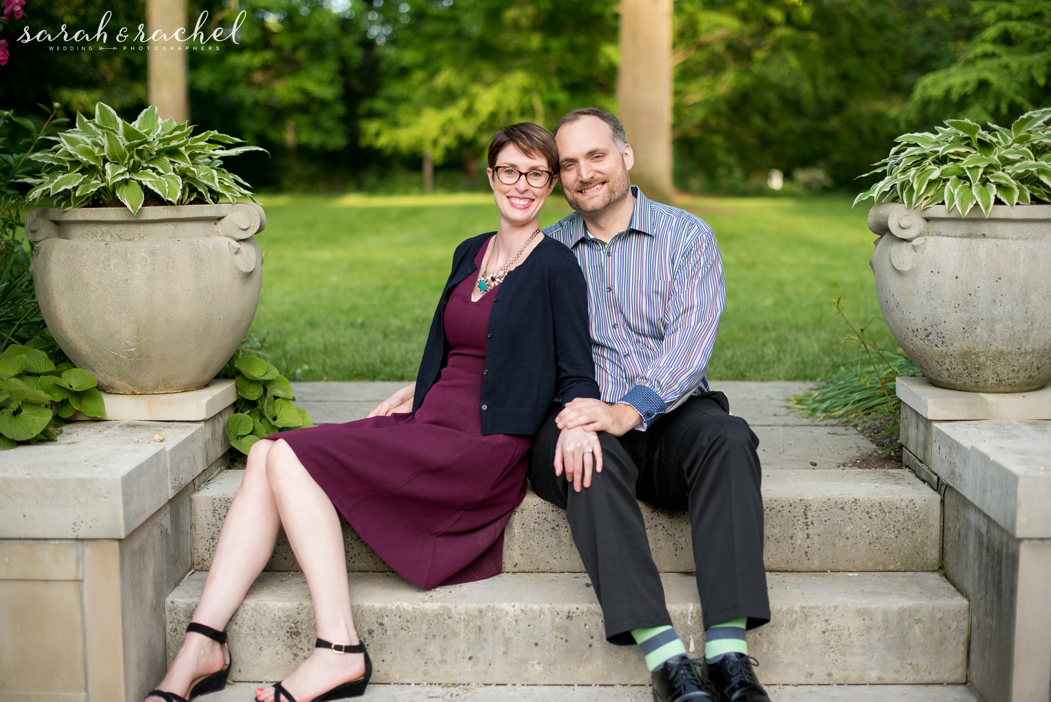 Adam + Elsie | Indianapolis Museum of Art Engagement Session | Indianapolis, IN | Sarah and Rachel Wedding Photographers | Indianapolis museum of art