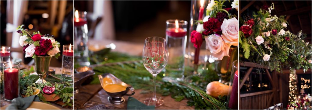 winter wedding details by boldly chic events