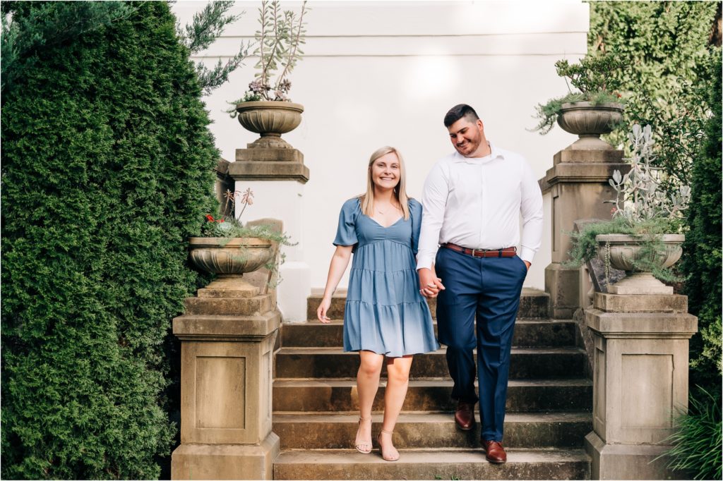 European style engagement session in the midwest