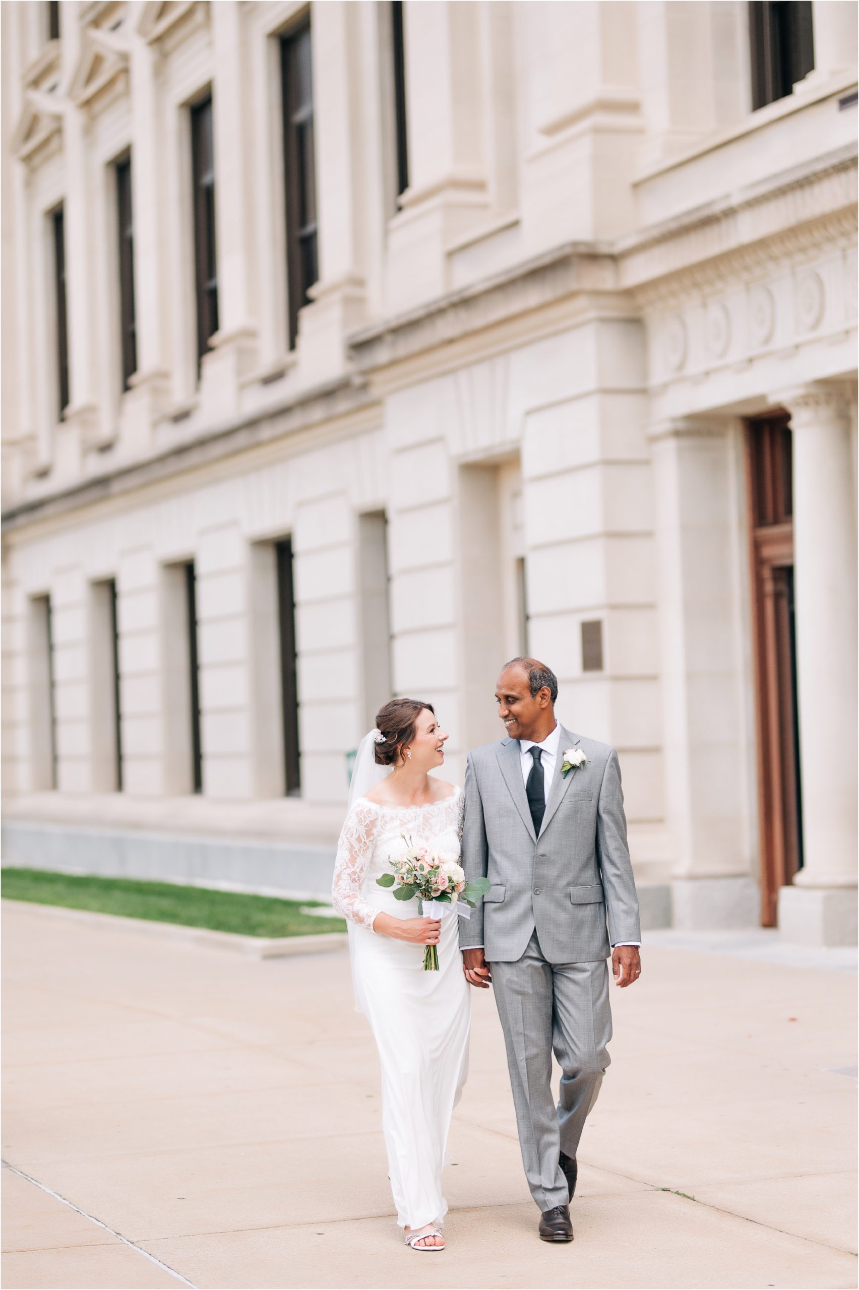 Allen County Court house wedding day photos