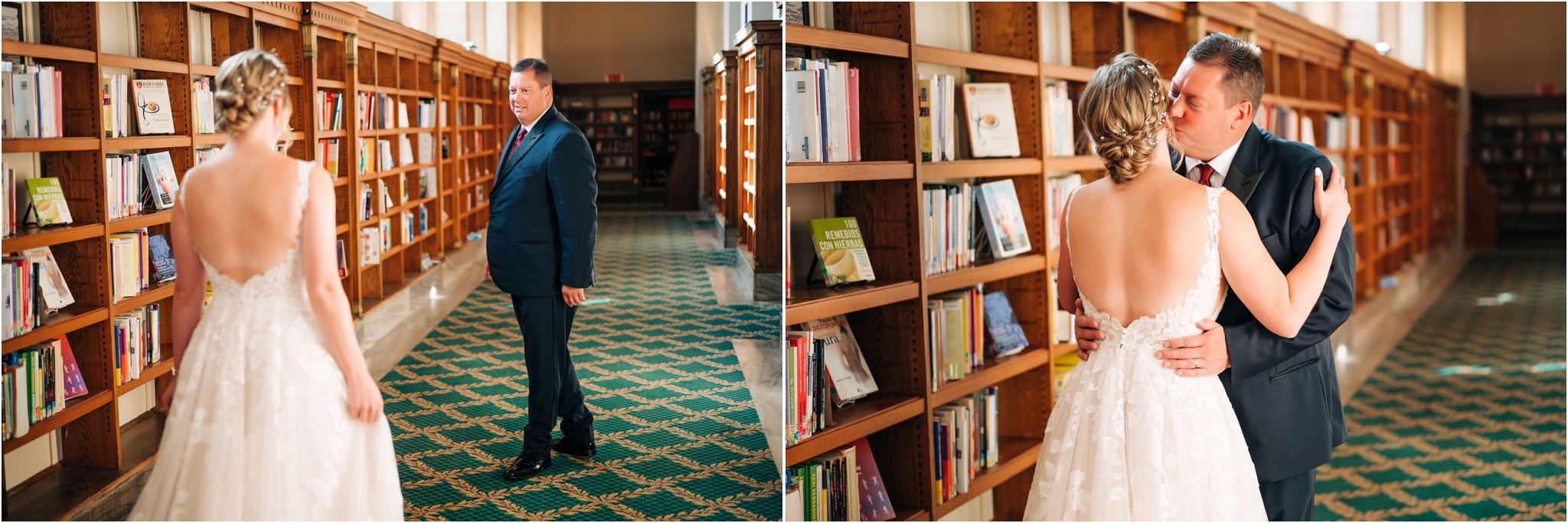First Look with Dad in the Simon Reading Room Indianapolis 